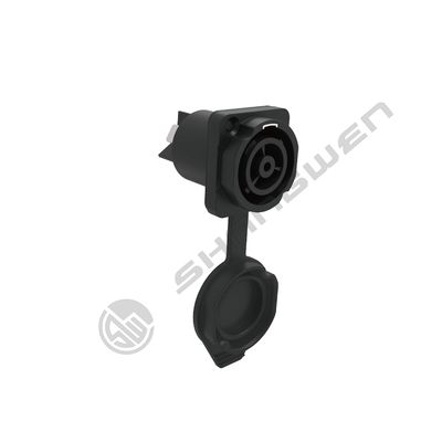 IP65 Outdoor PowerCon True1 Connector 3 Pin Female Chassis Socket with Waterproof Cable PC Housing Material Male Female Socket