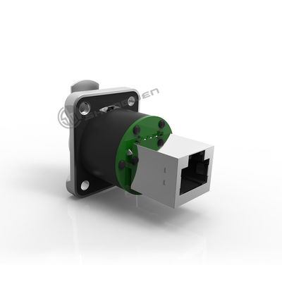 RJ45 Panel Mount Ethernet Şasi Bağlayıcısı Özel 8 Pin Plug Soket