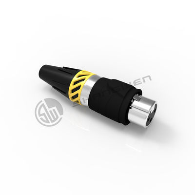 16A Kablo XLR Bağlantısı 3 Pin Su geçirmez Ip65 Kadın Fiş Dışarıda