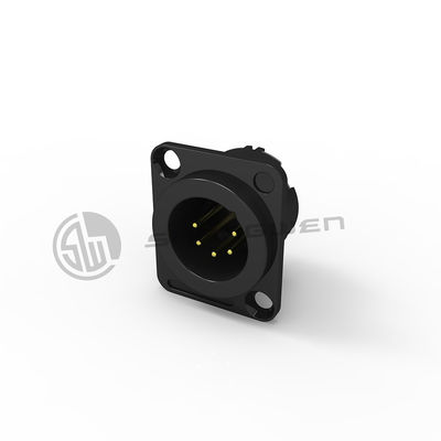 Endüstriyel XLR Erkek Bağlantı Soket Ses 5 Pin Bağlantı Elektrik