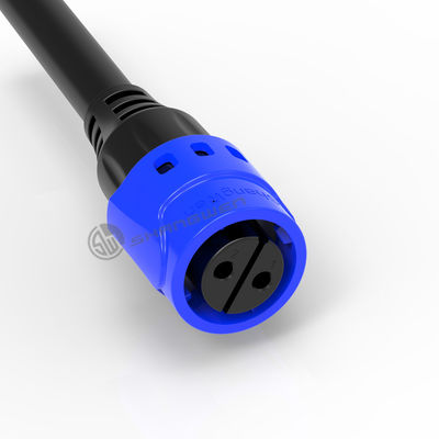 Endüstriyel 2 Pin Bağlantısı Dış M19 Kadın Bağlantısı Elektrik