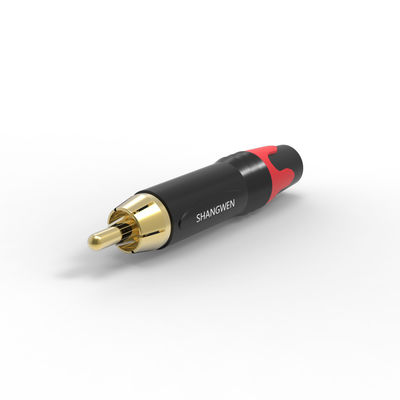 Endüstriyel fiş RCA Ses Bağlayıcısı 2 RCA Erkek Lotus Jack