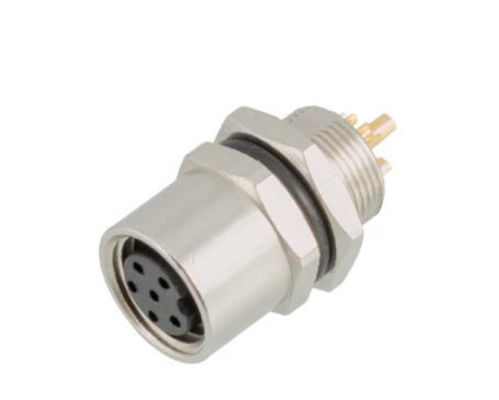 IP67 Su geçirmez Endüstriyel M8 Kadın Soket Ön Montaj ve 3/4 Pin vida terminal ile