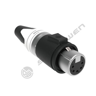 Mikrofon Güçlendirici Karıştırıcı Dışarıda Cu Alaşım XLR 5-Pin Bağlantısı Su geçirmez IP65 Kadın Ses