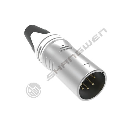 Su geçirmez IP65 5-Pin XLR Bağlantısı Kadın Adaptör Çinko Alaşım Shell Dış Mikrofon MIC Plug Socket Erkek Bağlantısı