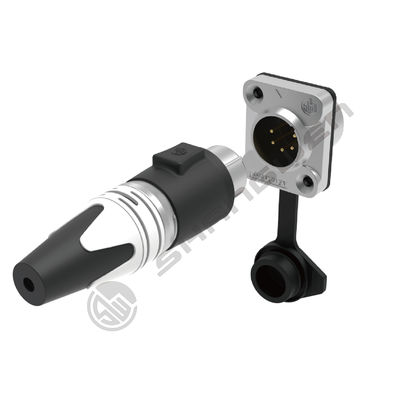 Güçlü Dış Su geçirmez 3 Pin XLR Bağlantısı Audio Video için Erkek Kadın Plug Soketi