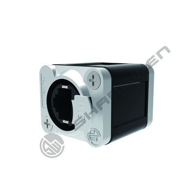 İç panel montajı Delik Rj45 fiş adaptörü Kadın sinyal bağlantı kablosu CAT5E PoE++ Bağlantı kabloları AutoMDIX güç bağlantıları