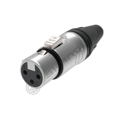 Küçük XLR Güç Bağlayıcısı Dış Su geçirmez 3 Pin Erkek Fiş Bağlayıcı