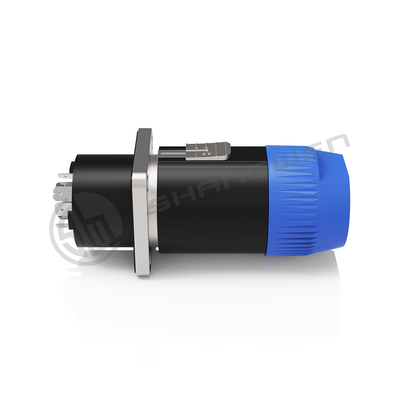 IP40 Metal Özel vida tipi terminaller kilitli kilitli kablo yuvarlak kadın fiş 40A 50A 8 Pin hoparlör bağlantısı OEM ODM