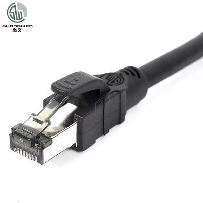 Cat5e FTP Ethernet Ağı İnternet Patch Cord Kablosu RJ45 24AWG 4P 4pair CE UL Çoklu Bakır Dönüşüm Yumuşak CCA BC İletici