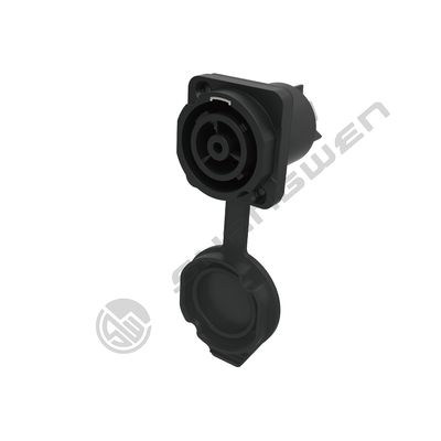 IP65 Outdoor PowerCon True1 Connector 3 Pin Female Chassis Socket with Waterproof Cable PC Housing Material Male Female Socket
