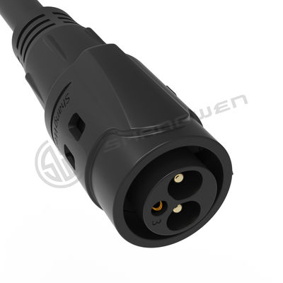 M19 Series  3*2.5mm²  CCC VDE CE Power Cable Push-pull Self-locking Black  3 Pin Female Male Plug Power Input Connector