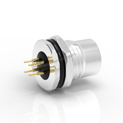 Industrial Grade IP67 Straight Female Plastic Screw Terminal M8 Plug 8 Pin Male Female Application for Power Aluminum Housing