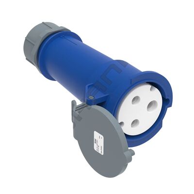 Endüstriyel 3 Pin Bağlantısı 32A 220V-250V 50/60Hz 3P 6h 2P+E IP44 CEE/IEC IP44 Su geçirmez Havacılık Kadın Endüstriyel Bağlantısı