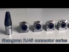 IP44 Su geçirmez LED Ekran Ses Video için RJ45 Güç Bağlantısı Plug