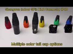 XLR Ses Gücü Su geçirmez Soket Bağlantısı 3 Pin Mikrofon IP65