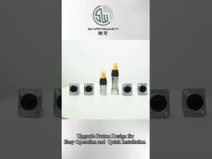 IP65 Su geçirmez Rj45 Erkek ve Dişi Bağlantı Metal Düğme Yükseltme Modeli