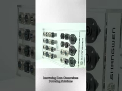 IP65 Su geçirmez panel montaj bağlantısı veri kablosu için 4 pinli sesli video bağlantısı