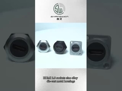 Endüstriyel elektronik aksesuarları ve HDMI için çinko alaşım yuvarlak toz geçirmez ses veri bağlantısı