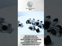 Mikrofon Güçlendirici Karıştırıcı Dışarıda Cu Alaşım XLR 5-Pin Bağlantısı Su geçirmez IP65 Kadın Ses