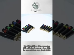 Endüstriyel fiş RCA Ses Bağlayıcısı 2 RCA Erkek Lotus Jack